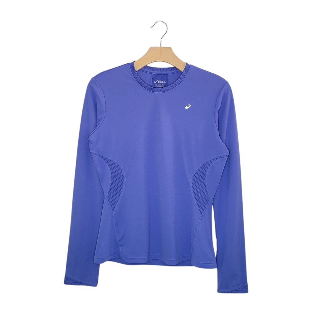 Asics Blue Long Sleeve Lightweight Performance Tee